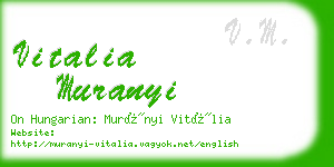 vitalia muranyi business card